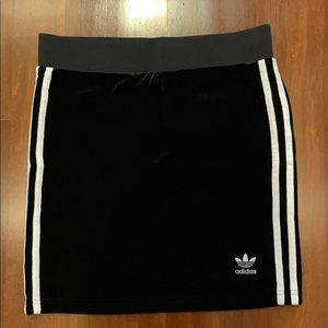 Mini adidas skirt velvet